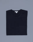 James Perse Crew Neck Pocket Tee Deep