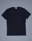 James Perse Crew Neck Pocket Tee Deep