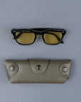 The Real McCoy´s USS Celluloid Frame Sunglasses yellow