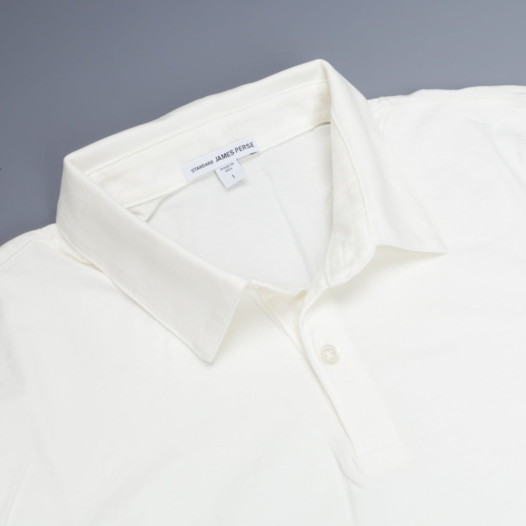 James Perse Revised Standard Polo Everest White