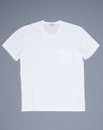 James Perse Crew Neck Pocket Tee White