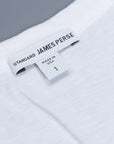 James Perse Crew Neck Pocket Tee White