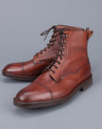Edward Green Galway in Rosewood country calf grain leather last 64 Veldtschoen construction