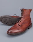 Edward Green Galway in Rosewood country calf grain leather last 64 Veldtschoen construction