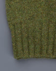 Laurence J. Smith Super soft Seamless Crew Neck Pullover Olive Groove