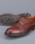 Edward Green Dundee Veldtschoen construction in Rosewood Country calf grain leather last 58