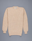 Laurence J. Smith Super soft Seamless Crew Neck Pullover Tusk