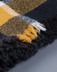 Alex Begg Washed Beaufort Lambswool Scarf Brooklyner Navy