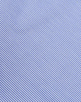 Finamore Gaeta shirt Lucio Collar Navy stripe poplin