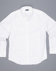 Finamore Gaeta shirt Lucio button down collar white oxford