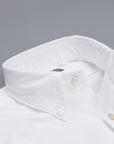 Finamore Gaeta shirt Lucio button down collar white oxford