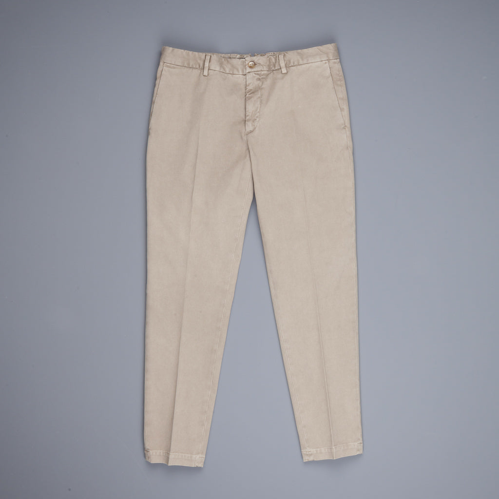 Incotex Carrot Fit Piquettino pants Beige Chiaro – Frans Boone Store