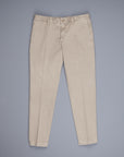 Incotex Carrot Fit Piquettino pants Beige Chiaro