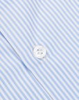Finamore Napoli shirt collo Eduardo blue bengal stripe twill