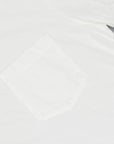 James Perse Crew Neck Pocket Tee Everest White