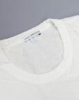 James Perse Crew Neck Pocket Tee Everest White