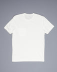 James Perse Crew Neck Pocket Tee Everest White
