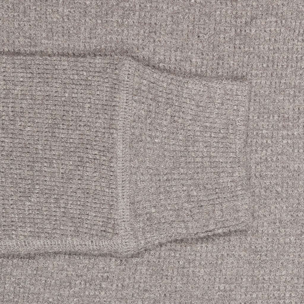 RRL Henley Longsleeve knit cool grey siro