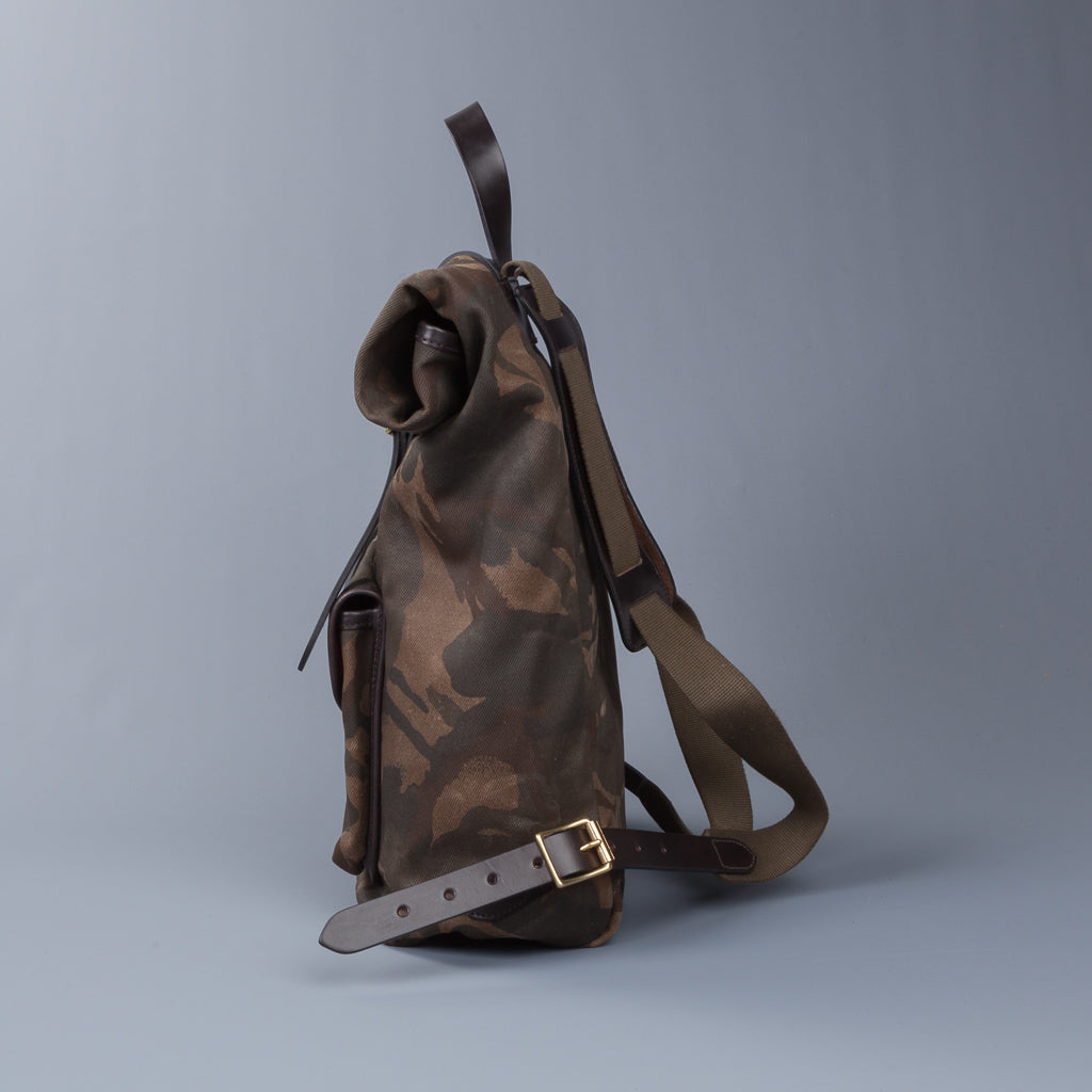 Camo canvas backpack deals
