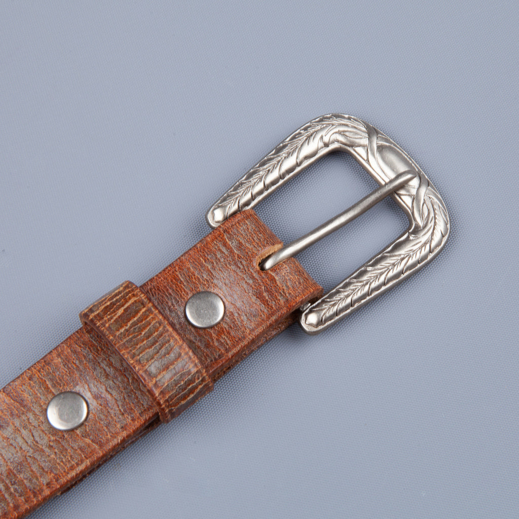 Walker Leather Belt - Brown –