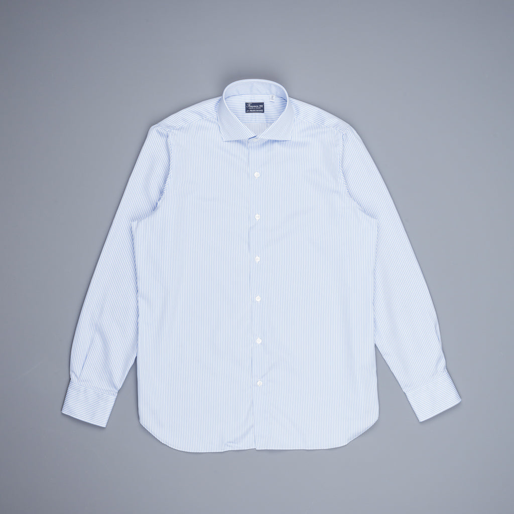 Finamore 'Traveller' shirt Napoli fit Collar Eduardo Alumo light Blue –  Frans Boone Store