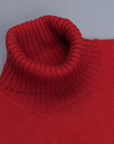 Drumohr Cashmere Dolcevita Turtleneck Mattone