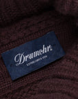 Drumohr Cashmere Tre Fili Dolcevita Marrone Castagna