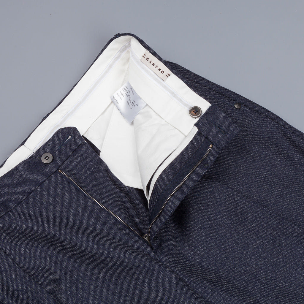 Caruso trousers Blu wool indigo – Frans Boone Store