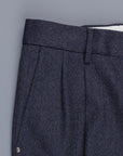 Caruso trousers Blu wool indigo