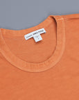 James Perse Crew Neck Pocket Tee Suede Jersey Orange