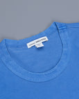 James Perse Crew Neck Pocket Tee Suede Jersey Electric Blue