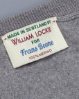 William Lockie x Frans Boone 30 gauge Loro Piana Merino's V-Neck Flannel