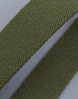 Anderson's x Frans Boone woven belt olive -  tan suede