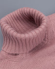 William Lockie Gullan Cashmere Roll Neck Ash