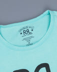 RRL Logo Tee Homestead Turqoise