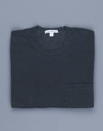 James Perse Crew Neck Pocket Tee Suede Jersey Magma