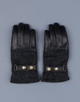 Orgueil Long Leather Gloves OR-7107 Black