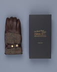 Orgueil Long Leather Gloves OR-7107 Brown