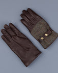 Orgueil Long Leather Gloves OR-7107 Brown