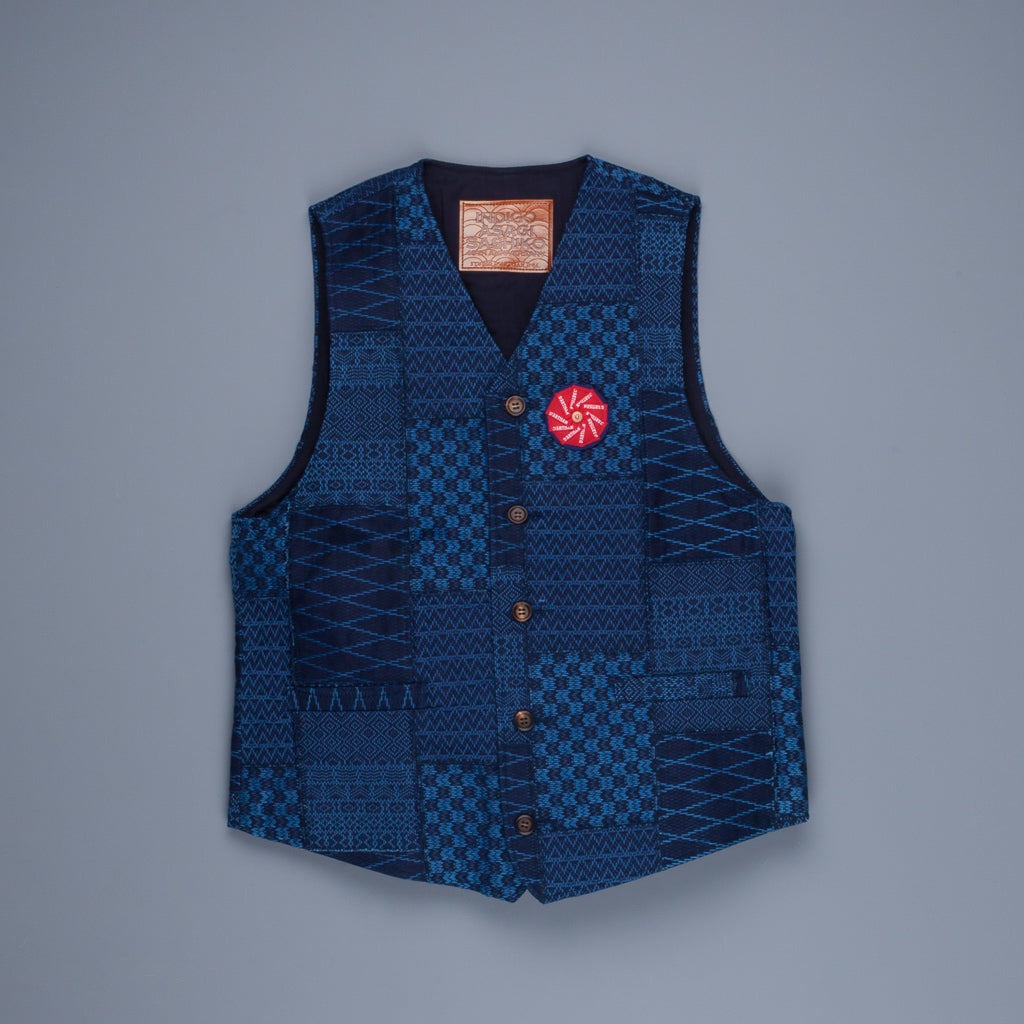 Studio D'Artisan 40th Anniversary Sashiko Patchwork Vest – Frans