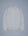 Drumohr Full Zip Cashmere Grigio Medio