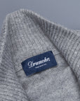 Drumohr Full Zip Cashmere Grigio Medio