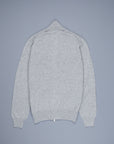 Drumohr Full Zip Cashmere Grigio Medio