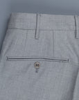 Incotex "Trenta" pants wool cashmere grigio chiaro