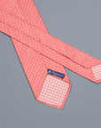 Finamore Cravatta "Sette Pieghe" Old Pink pindots