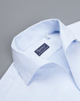 Finamore Milano Shirt Ustica collar Giro Inghlese blu