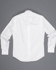Finamore Gaeta Shirt Lucio Collar Alumo Poplin White