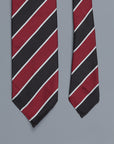 Drakes super repp Regimental tie Eton Vikings