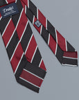 Drakes super repp Regimental tie Eton Vikings