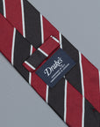 Drakes super repp Regimental tie Eton Vikings